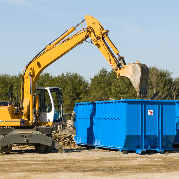 can i choose the location where the residential dumpster will be placed in Polk County